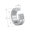 Cilinderlager volrollig Tweerijig SL185004-A-C3